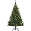Dirbtinis sulankstomas Kalėdų medis su 300 LED Žalia 180 cm