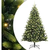 Dirbtinis sulankstomas Kalėdų medis su 300 LED Žalia 210 cm