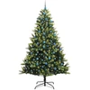 Dirbtinis sulankstomas Kalėdų medis su 300 LED Žalia 240 cm