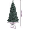 Dirbtinis Šventinis Medelis su Kamuoliukų Rinkinys Žalia 120 cm