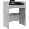 DJ stalas Betono pilka 102 x 45 x 102 cm Apdirbta mediena