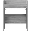DJ stalas Pilka Sonoma 102 x 45 x 102 cm Apdirbta mediena