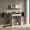 DJ stalas Pilka Sonoma 62 x 45 x 102 cm Apdirbta mediena