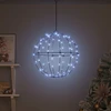 Dovana Šalta balta 40 x 40 x 42 cm Metalas 120 LED
