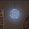 Dovana Šalta balta 30 x 30 x 32 cm Metalas 96 LED
