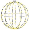 Dovana su 120 LED Šilta balta 40 cm metalas