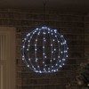 Kalėdų finialo šviesa 160 LED Šalta balta 50 x 50 x 52 cm