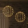 Dovana su 192 LED 2 pcs Šilta balta 40 x 40 x 43,5 cm metalas