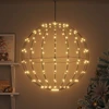 Kalėdų finialo šviesa 192 LED Šilta balta Skersmuo 60 x 62 cm