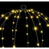 Dovana su 192 LED Šilta balta 59,5 x 59,5 x 63 cm metalas