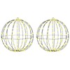 Dovana su 320 LED 2 pcs Šilta balta 50 cm metalas