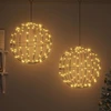 Kalėdų finialo šviesa 2 vnt. 320 LED Šilta balta