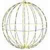 Dovana 2 vnt. Šilta balta 60 x 60 x 62 cm Metalas 384 LED
