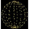 Dovana 2 vnt. Šilta balta 60 x 60 x 62 cm Metalas 384 LED