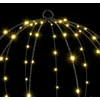 Dovana 2 vnt. Šilta balta 60 x 60 x 62 cm Metalas 384 LED