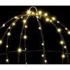 Dovana su 96 LED Šilta balta 30 cm metalas