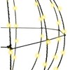 Dovana su 96 LED Šilta balta 30 cm metalas