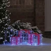 Dovanų Dėžė 3 vnt. 60 LED Mėlyna 20 x 20 x 20 cm Akrilas
