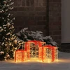 Dovanų Dėžė 3 vnt. 60 LED Šilta balta 20 x 20 x 20 cm Akrilas