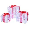 Dovanų Dėžė su 60 LED 3 pcs Šalta balta 20 x 20 x 20 cm Akrilas