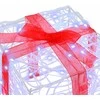 Dovanų Dėžė su 60 LED 3 pcs Šalta balta 20 x 20 x 20 cm Akrilas