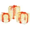 Dovanų Dėžė su 60 LED 3 pcs Šilta balta 20 x 20 x 20 cm Akrilas