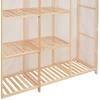 Drabužių spinta, baltos sp., 173x40x170cm, audinys