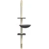 Draskyklė katėms su draskymo stovu, tamsiai pilka, 142,5cm