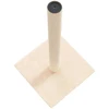 Draskymo stovas katėms, kreminės spalvos, 35x35x70cm