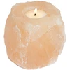 Druskos akmens tealight laikikliai 4 vnt. Rožinė Druskos akmuo