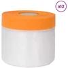 Dulkių lapas su klijuojama juosta 12 pcs Skaidrus 55 x 3300 cm