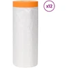 Dulkių lapas su klijuojama juosta 12 vnt. Skaidrus HDPE