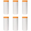 Dulkių lapas su klijuojama juosta 6 pcs Skaidrus 270 x 1600 cm