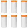 Dulkių lapas su klijuojama juosta 6 pcs Skaidrus 140 x 3300 cm