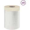 Dulkių lapas su lipnia juosta 12 pcs Skaidrus 55 x 3300 cm HDPE