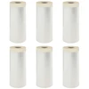 Dulkių lapas su lipnia juosta 6 pcs Skaidrus 110 x 3300 cm HDPE