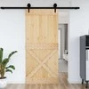 Duris NARVIK Natūrali 100 x 210 cm Kietos pušies medžio durys