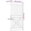 Duris NARVIK Natūrali 100 x 210 cm Kietos pušies medžio durys