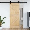 Duris NARVIK Natūrali 70 x 210 cm Kietos pušies medžio durys