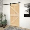 Duris NARVIK Natūrali 80 x 210 cm Kietos pušies medžio durys