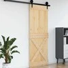 Duris NARVIK Natūrali 85 x 210 cm Kietos pušies medžio durys