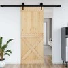 Duris NARVIK Natūrali 90 x 210 cm Kietos pušies medžio durys