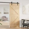 Duris NARVIK Natūrali 90 x 210 cm Kietos pušies medžio durys