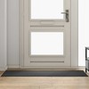 Durų kilimėlis Antracito ir juoda 60 x 180 cm 100% poliamidas
