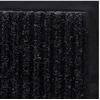 Juodas PVC Durų Kilimėlis, 90 x 60 cm