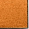 Durų kilimėlis Oranžinis ir Juodas 120 x 300 cm 100% poliamidas