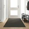 Durų kilimėlis Antracito ir juoda 120 x 350 cm 100% poliamidas