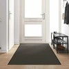 Durų kilimėlis Antracito ir juoda 120 x 350 cm 100% poliamidas