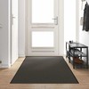 Durų kilimėlis Antracito ir juoda 120 x 400 cm 100% poliamidas