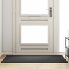 Durų kilimėlis Antracito ir juoda 90 x 150 cm 100% poliamidas